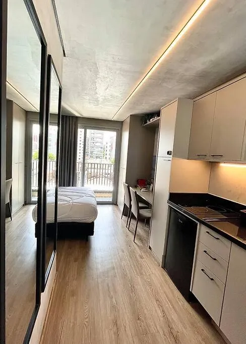 Апартаменты 413 Studio Em Pinheiros Proximo Da Avenida Faria Lima Сан-Пауло